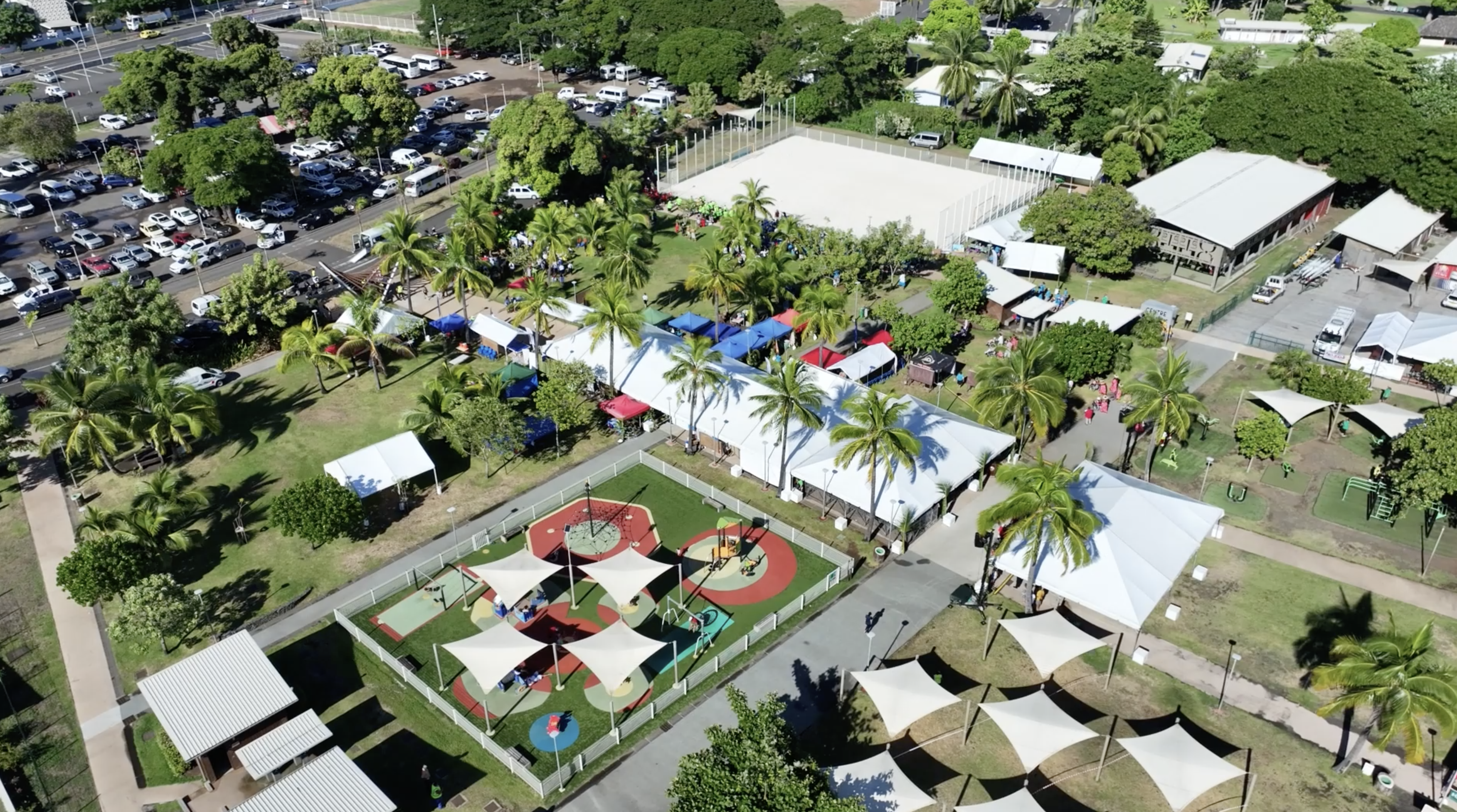 Site du Parc AORAI TINI HAU lors de l'ouverture des JPH24