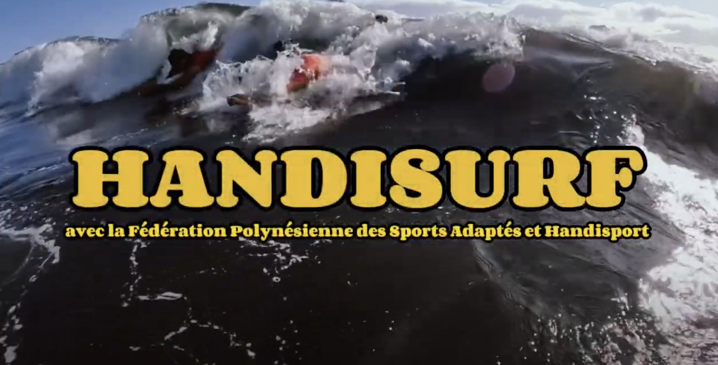 Titre de la video pour le handisurf