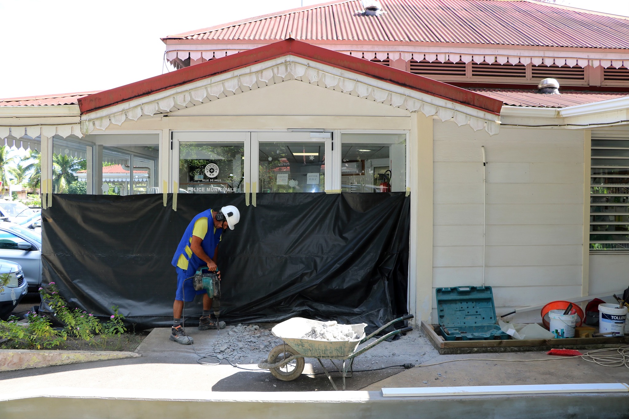 Travaux accessibilité Mairie de Arue