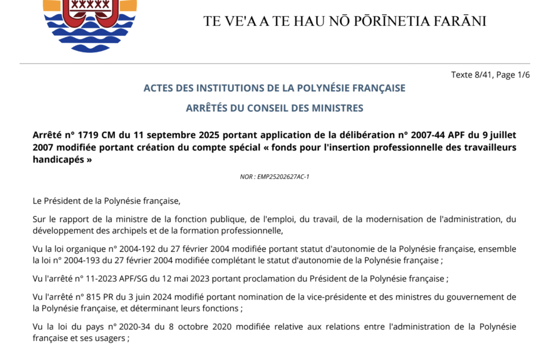 FIPTH – Fonds pour l’insertion des travailleurs handicapés : un nouveau cadre pour mieux aider